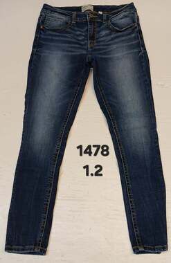 BKE (29) Stretch Payton Ankle Skiny Blue Denim Jeans